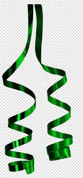 Christmas Ornaments n Ribbons s, green ribbon transparent background PNG clipart