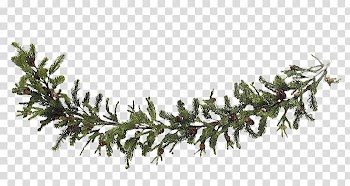 Christmas Ornaments s, green garland illustration transparent background PNG clipart
