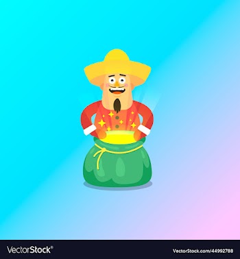 christmas outfit with an open shining magic bag