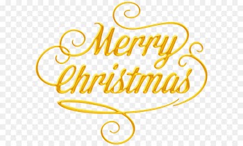 Christmas Paper New Year Clip art - Merry Christmas Text Transparent PNG Clip Art 