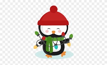 Christmas Penguin Clipart - Cute Christmas Picture Clipart