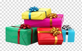 CHRISTMAS, pile of gift boxes transparent background PNG clipart