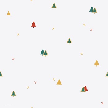 Christmas pine tree pattern background | Free stock vector - 512315