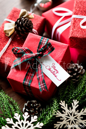 Christmas present boxes