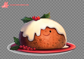 Christmas Pudding PNG High-Quality Image
