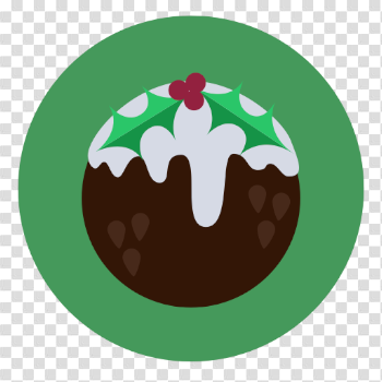 Christmas Pudding PNG Photo