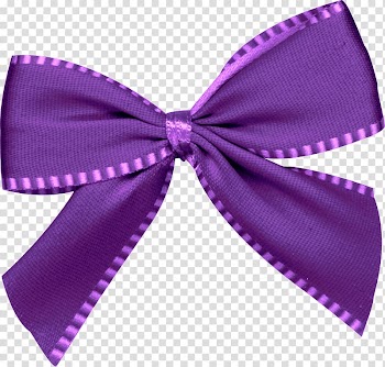 Christmas Purple Santa Claus Gift Ribbon, bow transparent background PNG clipart