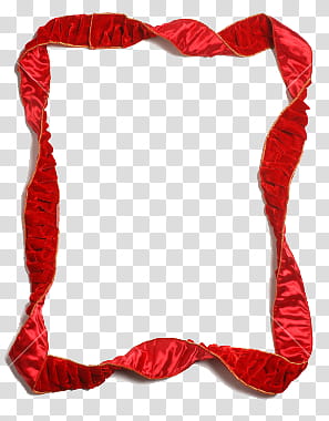 Christmas, red and white border transparent background PNG clipart