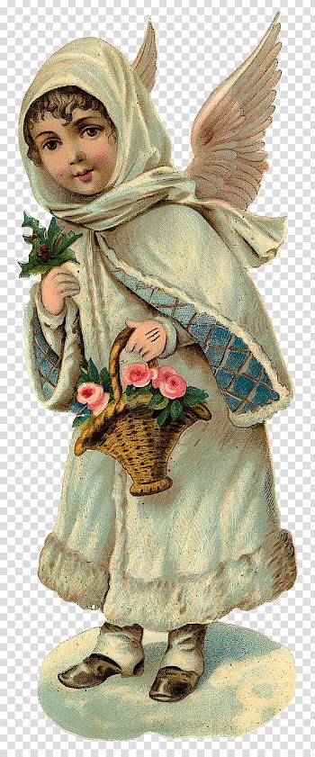 Christmas Resource , angel artwork transparent background PNG clipart