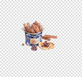 Christmas Resource , cinnamon rolls illustration transparent background PNG clipart
