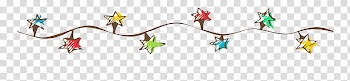 Christmas Resource , drawing of green, blue, yellow, and red stars transparent background PNG clipart