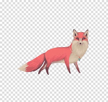 Christmas Resource , fox illustration transparent background PNG clipart