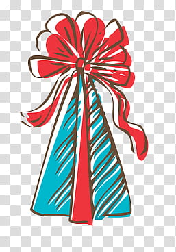 Christmas Resource , red and blue party cone illustration transparent background PNG clipart