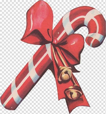 Christmas Resource , red and white candy cane illustration transparent background PNG clipart