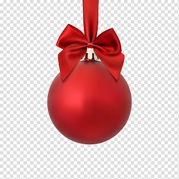Christmas Resource , red bauble transparent background PNG clipart