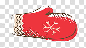 Christmas Resource , red gloves transparent background PNG clipart