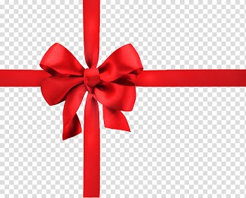Christmas Resource , red ribbon illustration transparent background PNG clipart