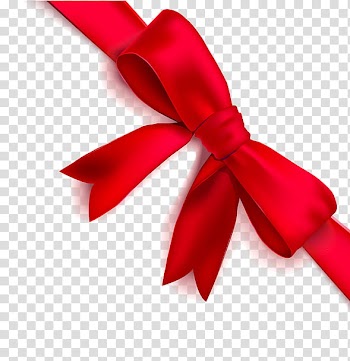 Christmas Resource , red ribbon illustration transparent background PNG clipart