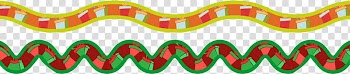 Christmas Ribbon Motif, Creative column line transparent background PNG clipart
