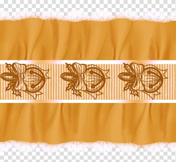 Christmas ribbons, beige and white textile transparent background PNG clipart