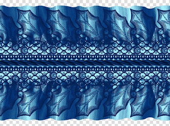 Christmas ribbons, blue abstract illustration transparent background PNG clipart
