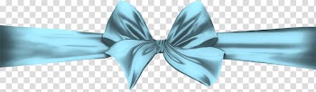 Christmas ribbons, teal bowtie transparent background PNG clipart