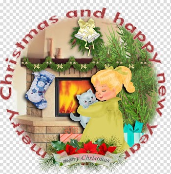 Christmas s, Christmas and Happy New Year illustration transparent background PNG clipart