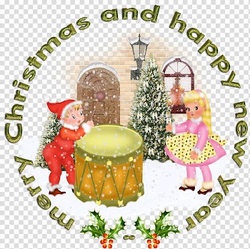 Christmas s, Merry Christmas and Happy New Year illustration transparent background PNG clipart