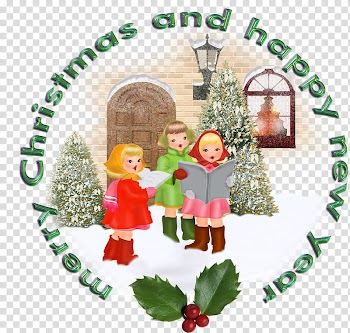 Christmas s, Merry Christmas and Happy New Year illustration transparent background PNG clipart