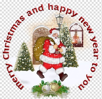 Christmas s, merry Christmas and Happy New year to you text overlay transparent background PNG clipart