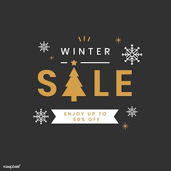 Christmas sale promotion badge vector | Free stock vector - 493776