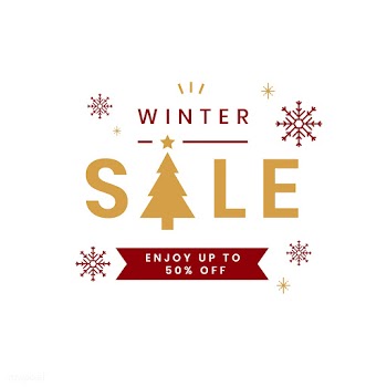 Christmas sale promotion badge vector | Free stock vector - 493801