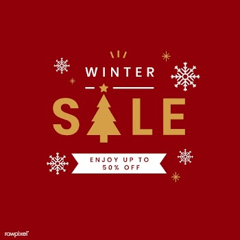 Christmas sale promotion badge vector | Free stock vector - 493866
