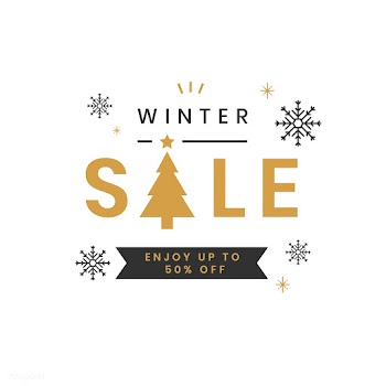 Christmas sale promotion badge vector | Free stock vector - 493874