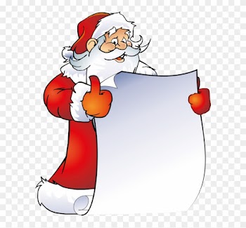 Christmas Santa * - Christmas Page Border Santa