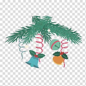 Christmas Santa Claus Bell, Christmas bells transparent background PNG clipart