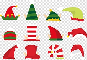 Christmas Santa Claus , Christmas hat transparent background PNG clipart
