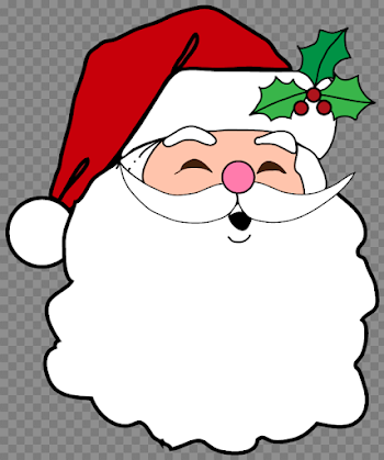 Christmas Santa Face Transparent Images