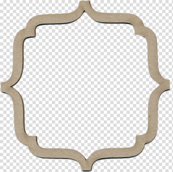 Christmas Scrapbook Layout, brown frame illustration transparent background PNG clipart