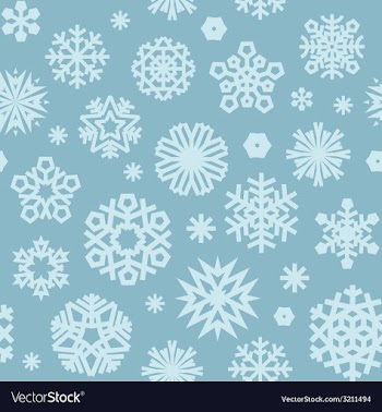  					Christmas seamless pattern with snowflakes blue vector image														