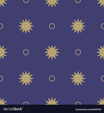 Christmas seamless symmetrical pattern of vector image