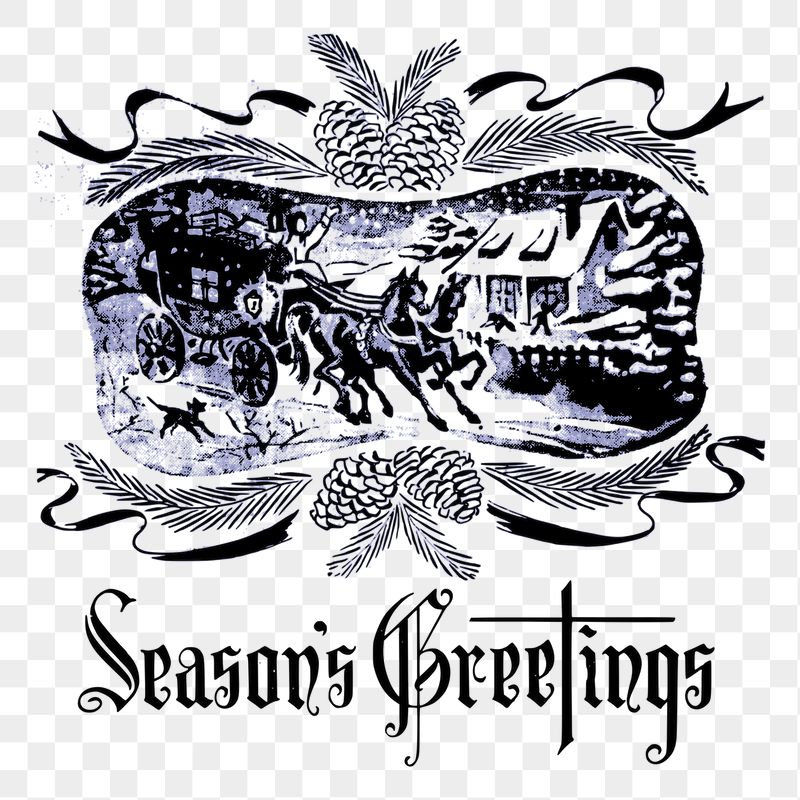 Christmas Season's greetings  png | Free PNG - rawpixel