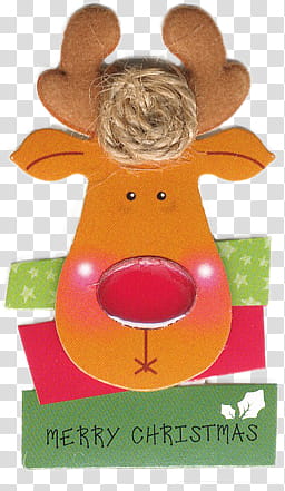 Christmas Set I, brown deer illustration transparent background PNG clipart