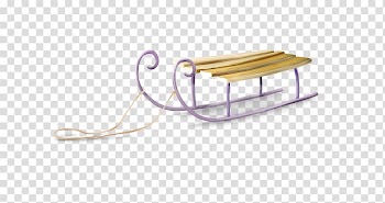 Christmas Sled, Creative Christmas sleigh transparent background PNG clipart