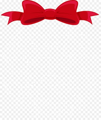 Christmas Snowflake - Christmas red bow with snowflakes 