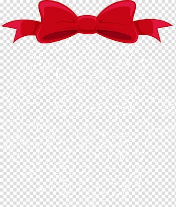 Christmas Snowflake, Christmas red bow with snowflakes transparent background PNG clipart