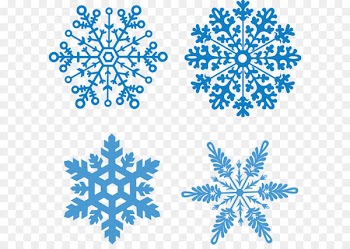 Christmas Snowflake Euclidean vector - Vector winter snow flurries 