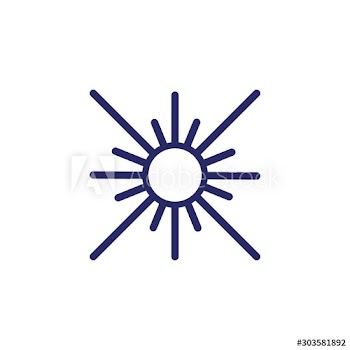 christmas snowflake line style icon