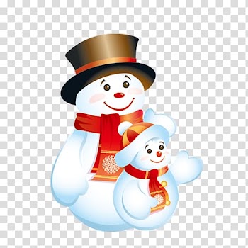 Christmas Snowman, Christmas snowman transparent background PNG clipart