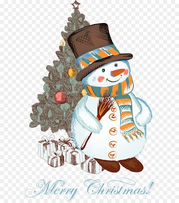 Christmas Snowman Clip art - Christmas cartoon snowman 